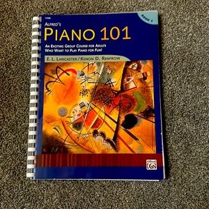 Alfred’s piano textbook for beginners